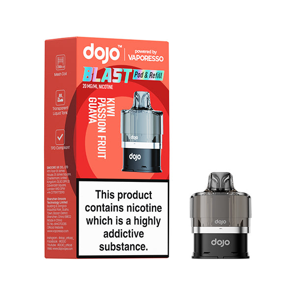 Dojo Blast 6000 by Vaporesso Prefilled Pods Compliant