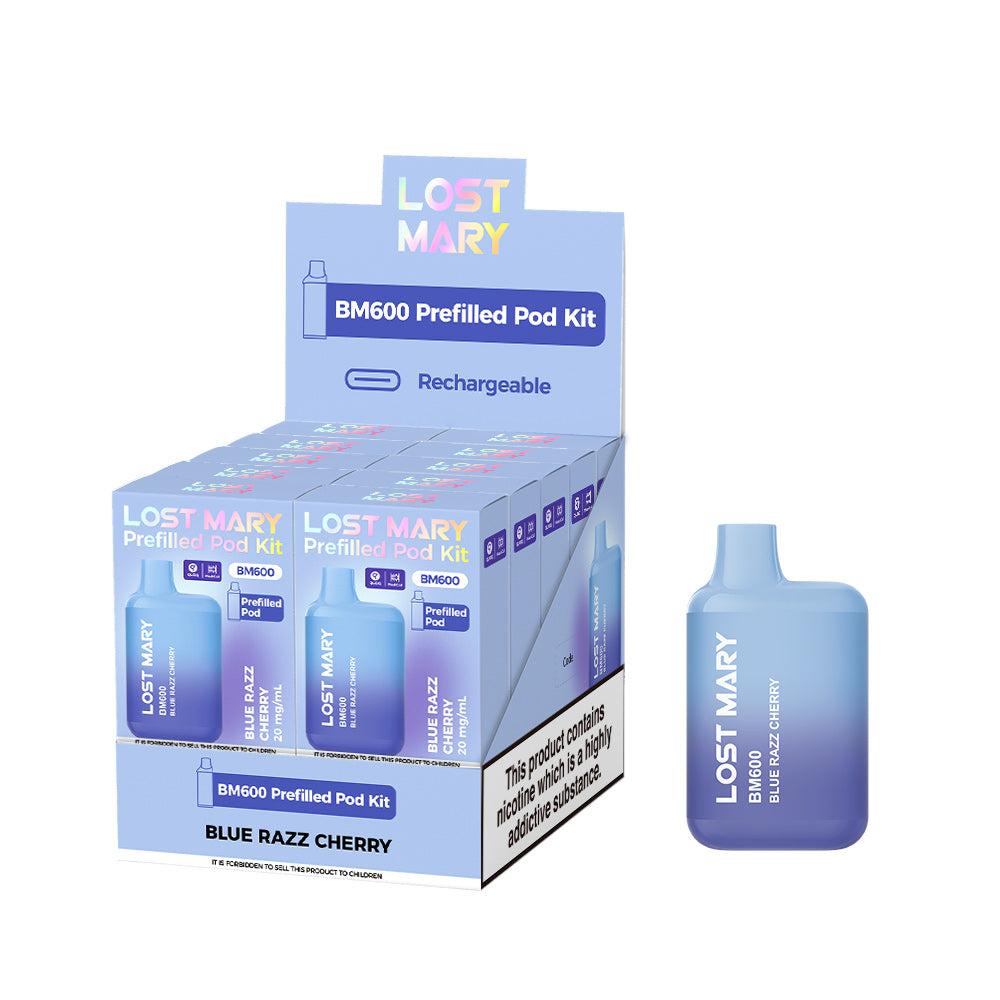 Lost Mary BM600 Prefilled Kits 1X10 NEW Compliant