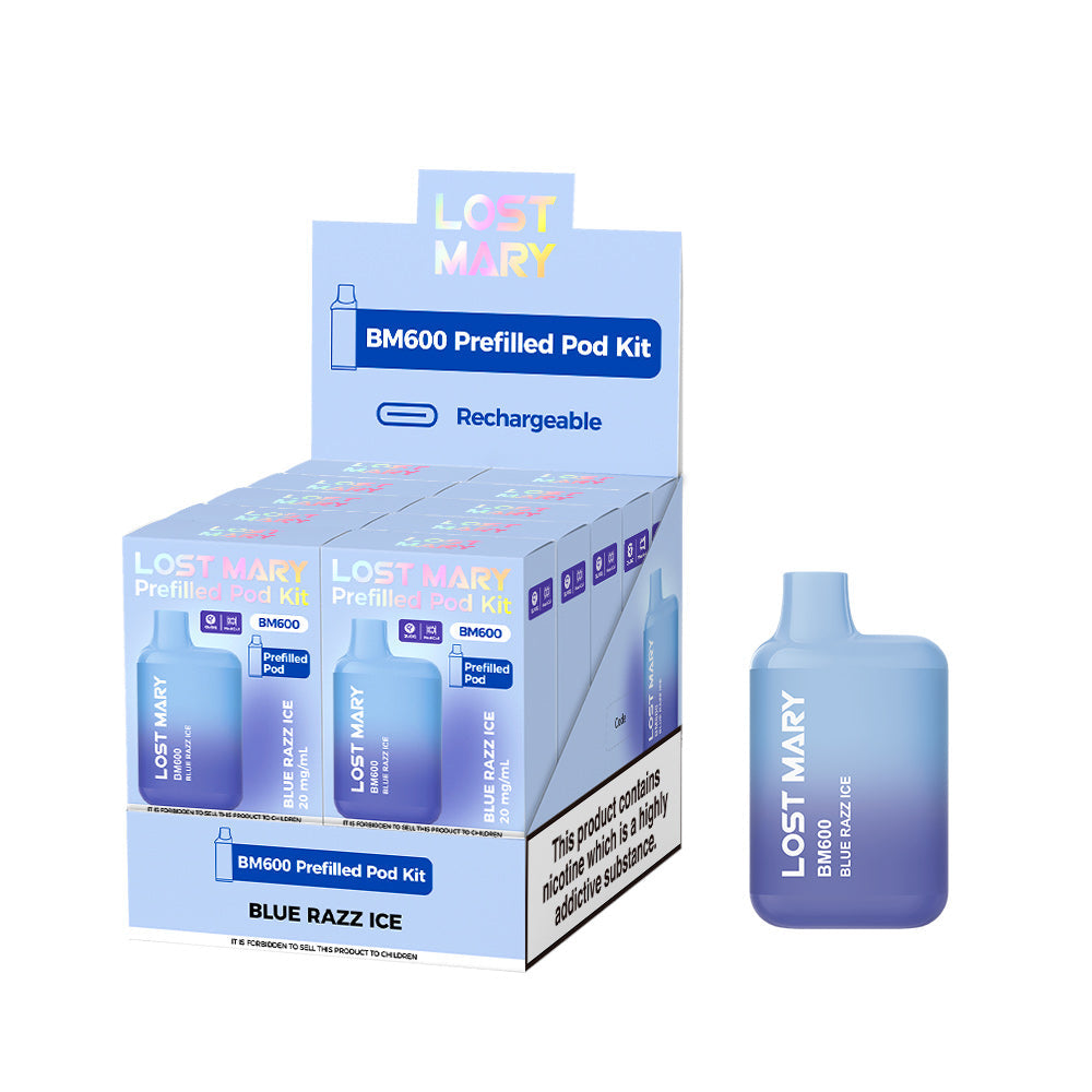 Lost Mary BM600 Prefilled Kits 1X10 NEW Compliant