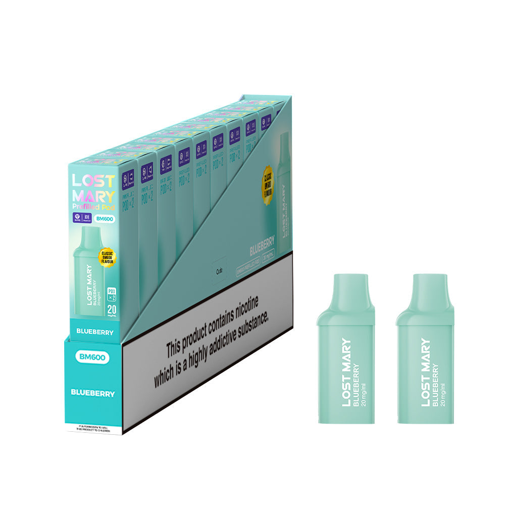 Lost Mary BM600 Prefilled Pods 1X10 NEW Compliant