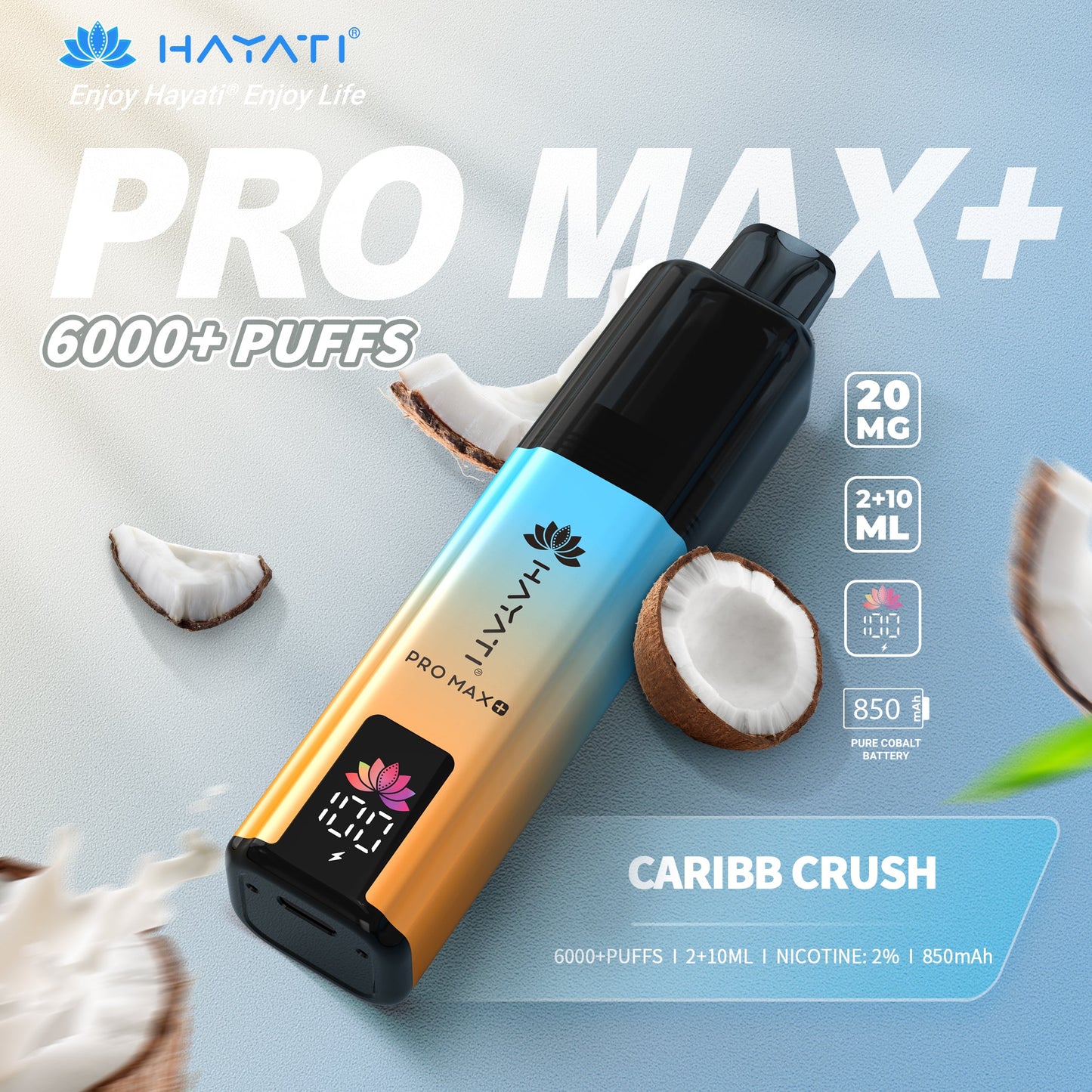 Hayati Pro Max 6000+ Prefilled Kits 1X5 - Compliant