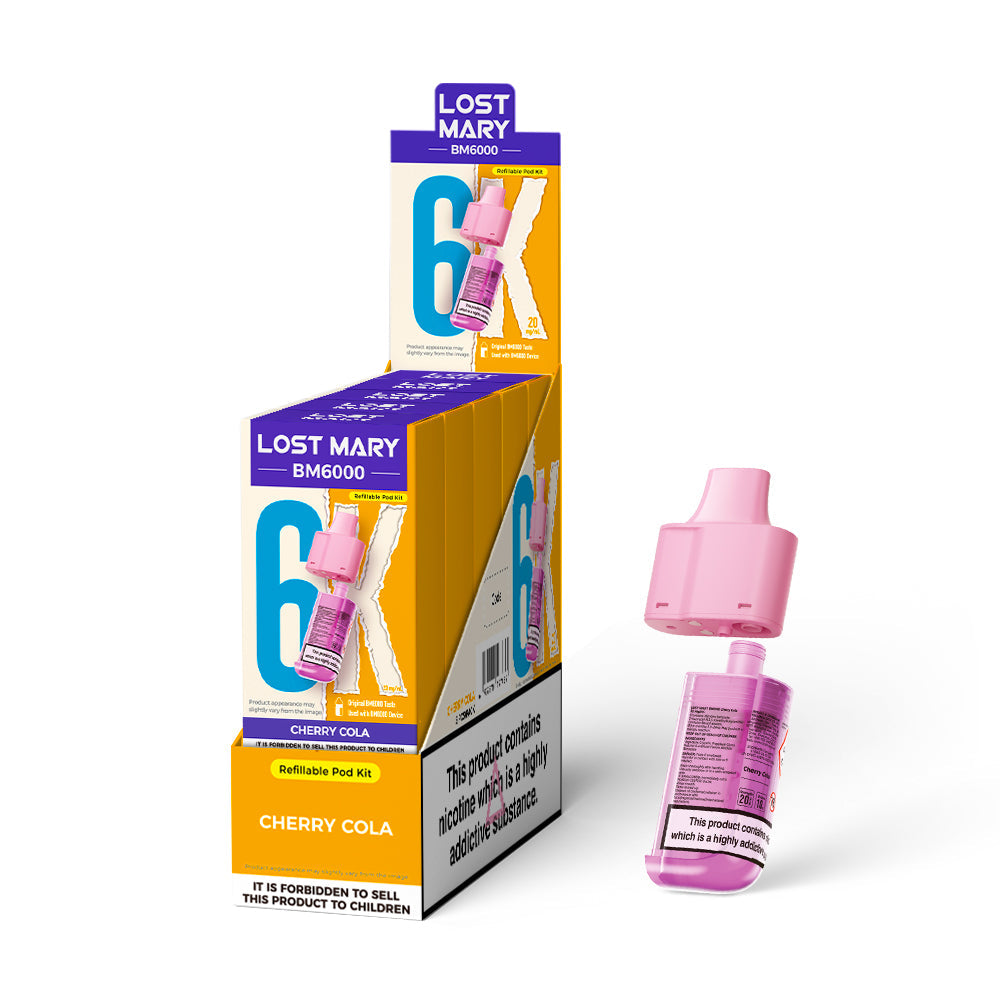 Lost Mary BM6000 Prefilled Pods 1X5 NEW Compliant