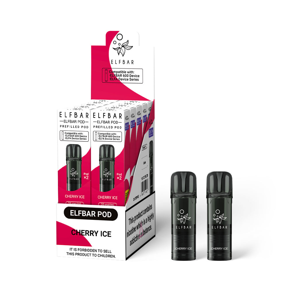 Elf Bar 600 Prefilled Pods 1X10 NEW Compliant