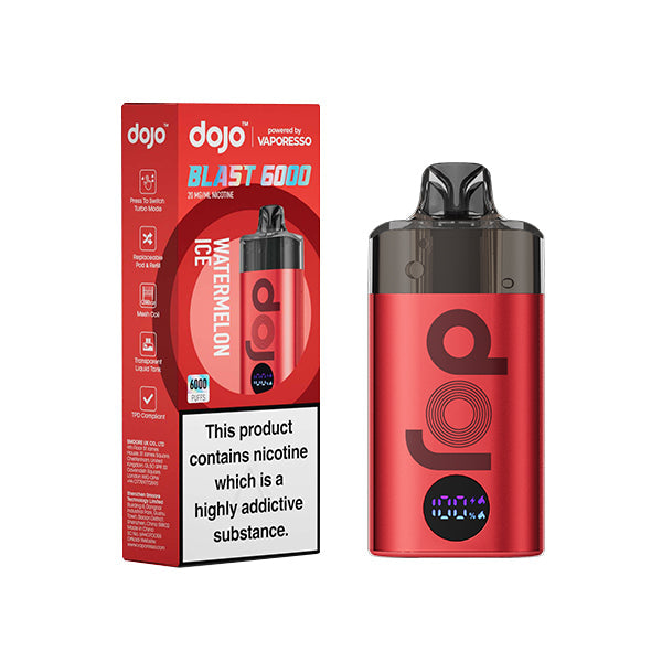 Dojo Blast 6000 by Vaporesso Prefilled Kits 1X5 Compliant
