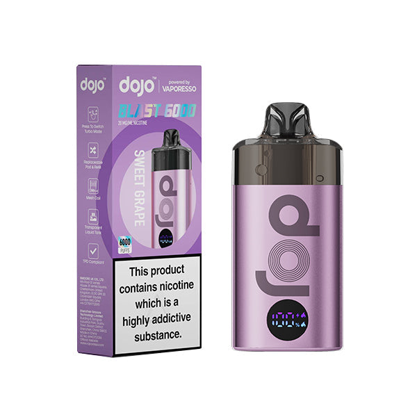 Dojo Blast 6000 by Vaporesso Prefilled Kits 1X5 Compliant