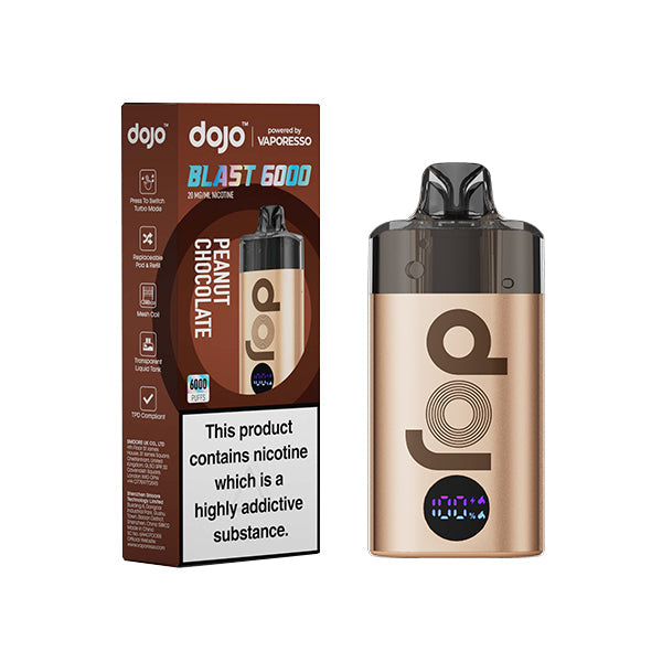 Dojo Blast 6000 by Vaporesso Prefilled Kits 1X5 Compliant