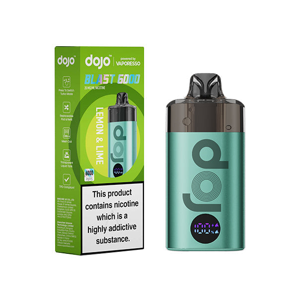 Dojo Blast 6000 by Vaporesso Prefilled Kits 1X5 Compliant