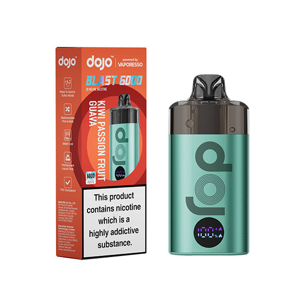 Dojo Blast 6000 by Vaporesso Prefilled Kits 1X5 Compliant