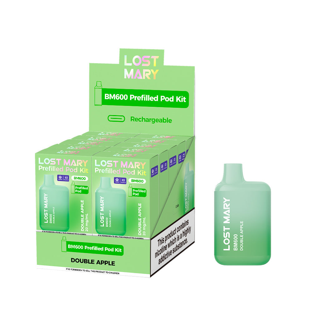 Lost Mary BM600 Prefilled Kits 1X10 NEW Compliant