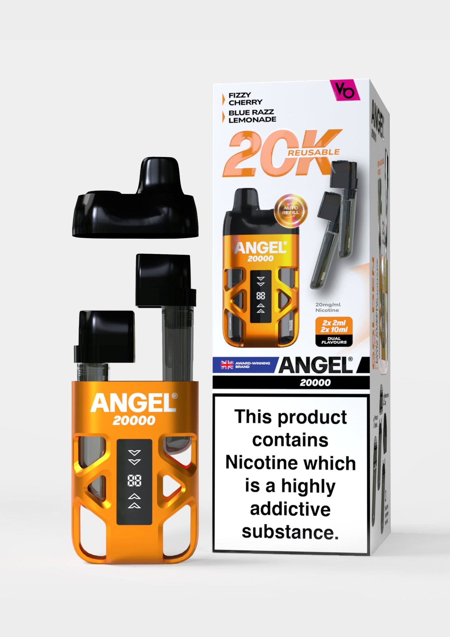 Angel 20000 Prefilled Pods 1X10
