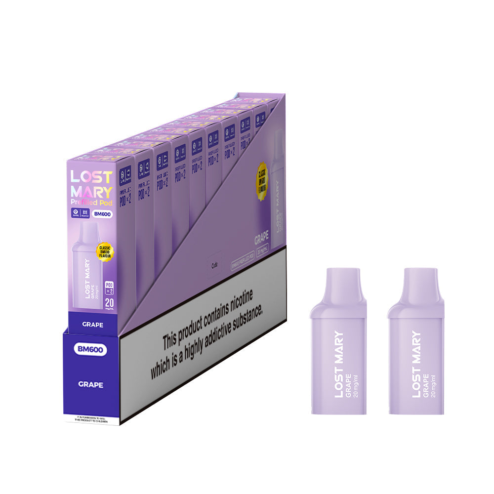 Lost Mary BM600 Prefilled Pods 1X10 NEW Compliant