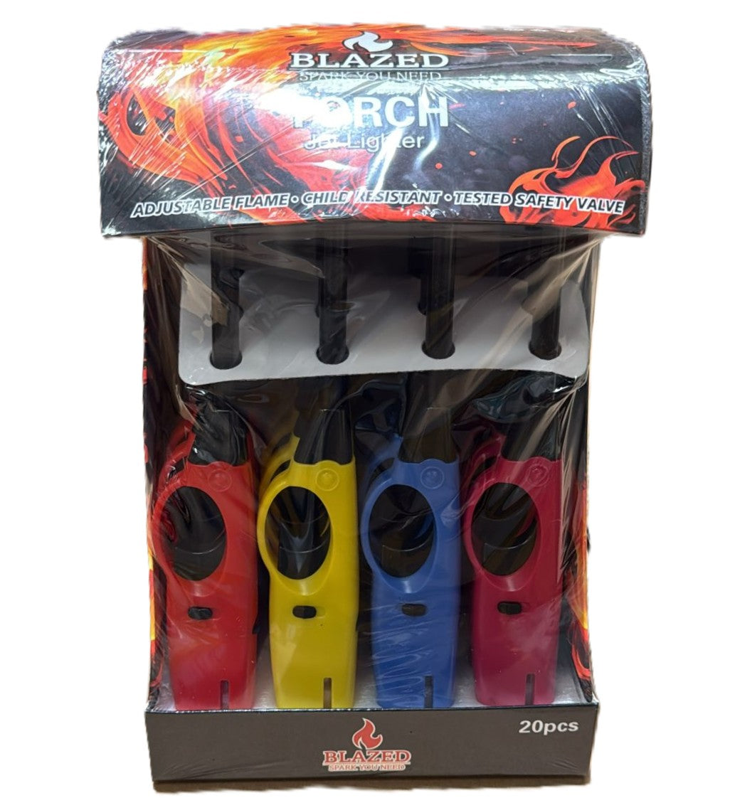 Blazed Torch Jet Lighters 1X20
