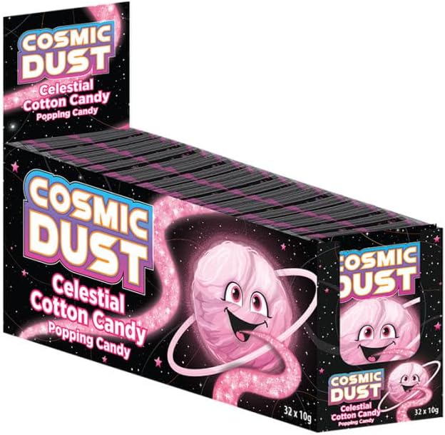 Cosmic Dust Celestrial Cotton Candy Popping Candy 10g 1X32
