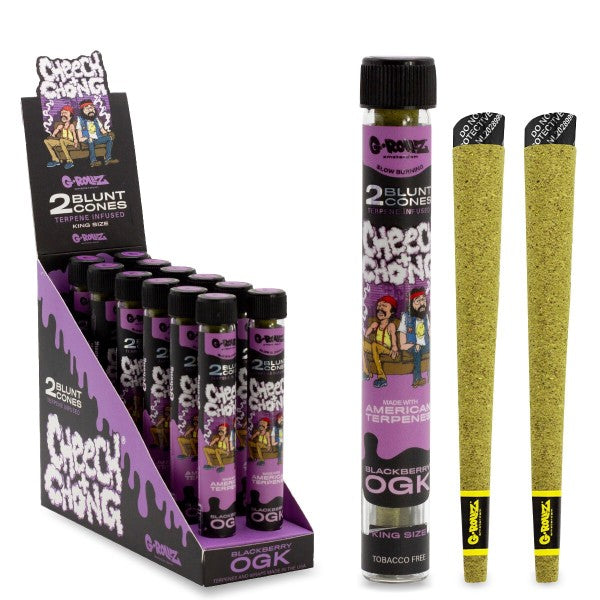 G-Rollz Cheech & Chong Blackberry Blunt Cones 1X12 ***NEW***