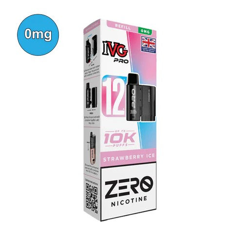 0mg disposable vape ireland IVG Pro 12 Nicotine Free Prefilled Pods 1X5 ***NEW*** – iVape Delivery Tech Choose Flavor:Sour Strawberry Ice LUXE Q Pods (4Pcs)