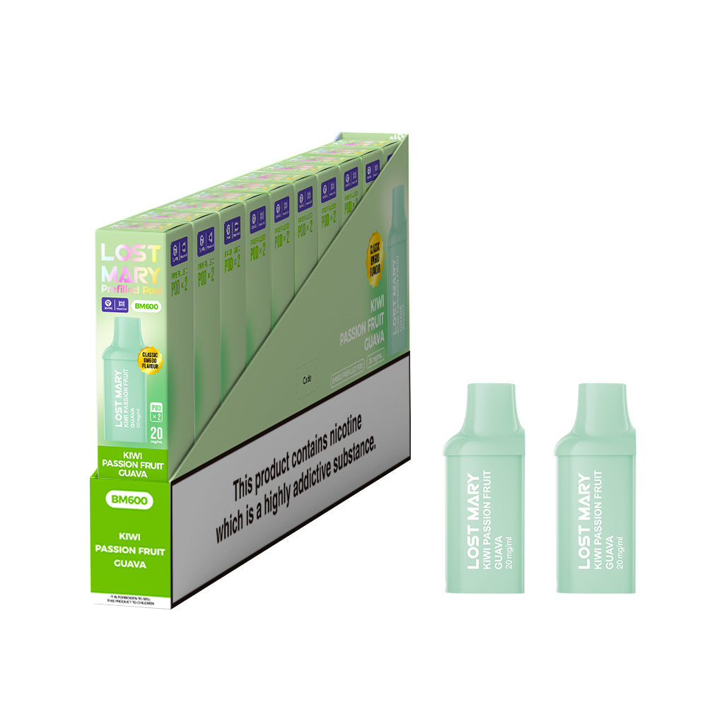 Lost Mary BM600 Prefilled Pods 1X10 NEW Compliant