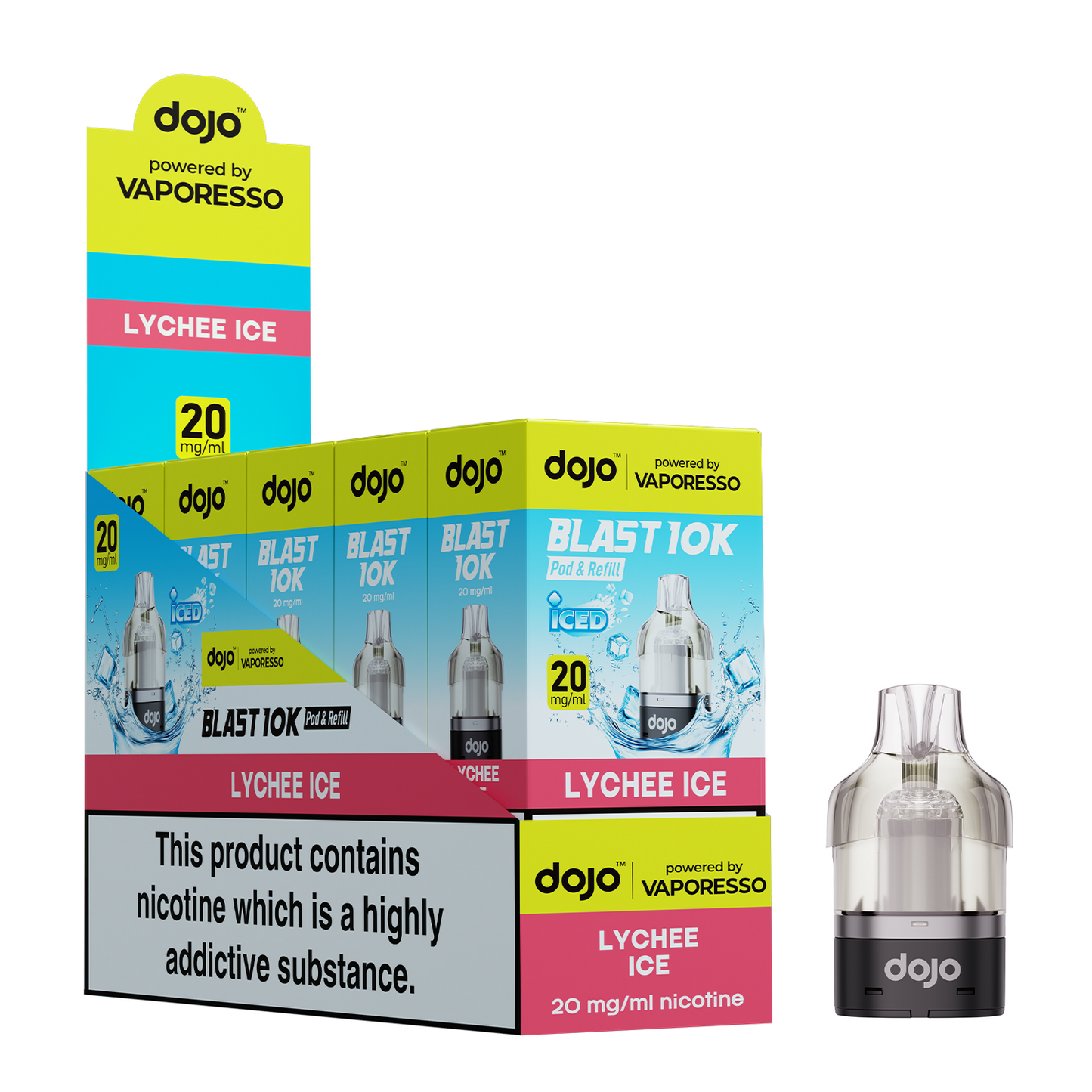 Dojo Blast 10K by Vaporesso Prefilled Pods 1X5