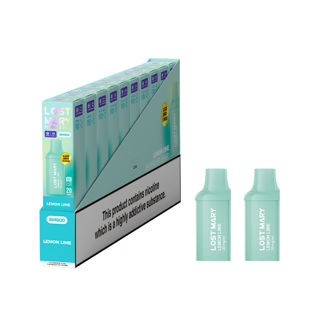 Lost Mary BM600 Prefilled Pods 1X10 NEW Compliant