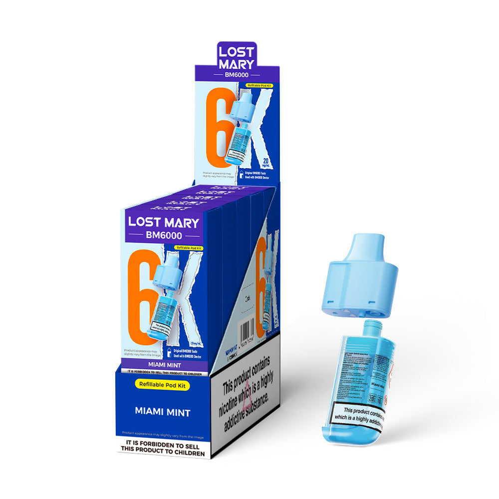Lost Mary BM6000 Prefilled Kits 1X5 NEW Compliant