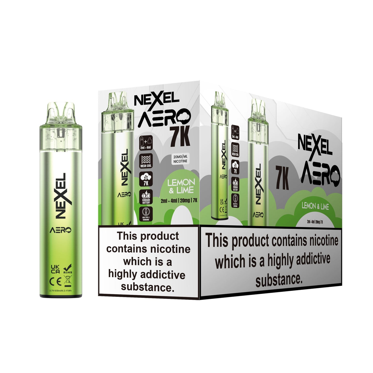 Nexel Aero 7K Prefilled Kits 1X5