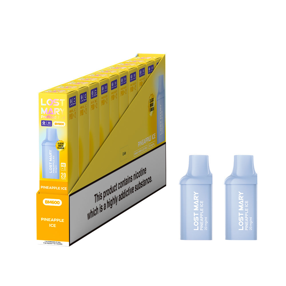 Lost Mary BM600 Prefilled Pods 1X10 NEW Compliant