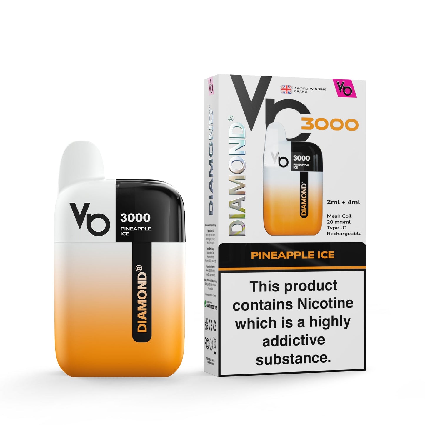 Diamond 3000 Prefilled Kits 1X5 Compliant