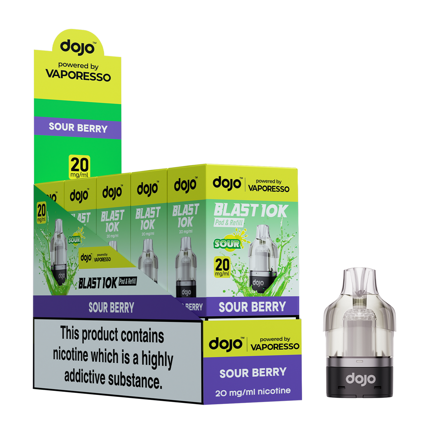 Dojo Blast 10K by Vaporesso Prefilled Pods 1X5