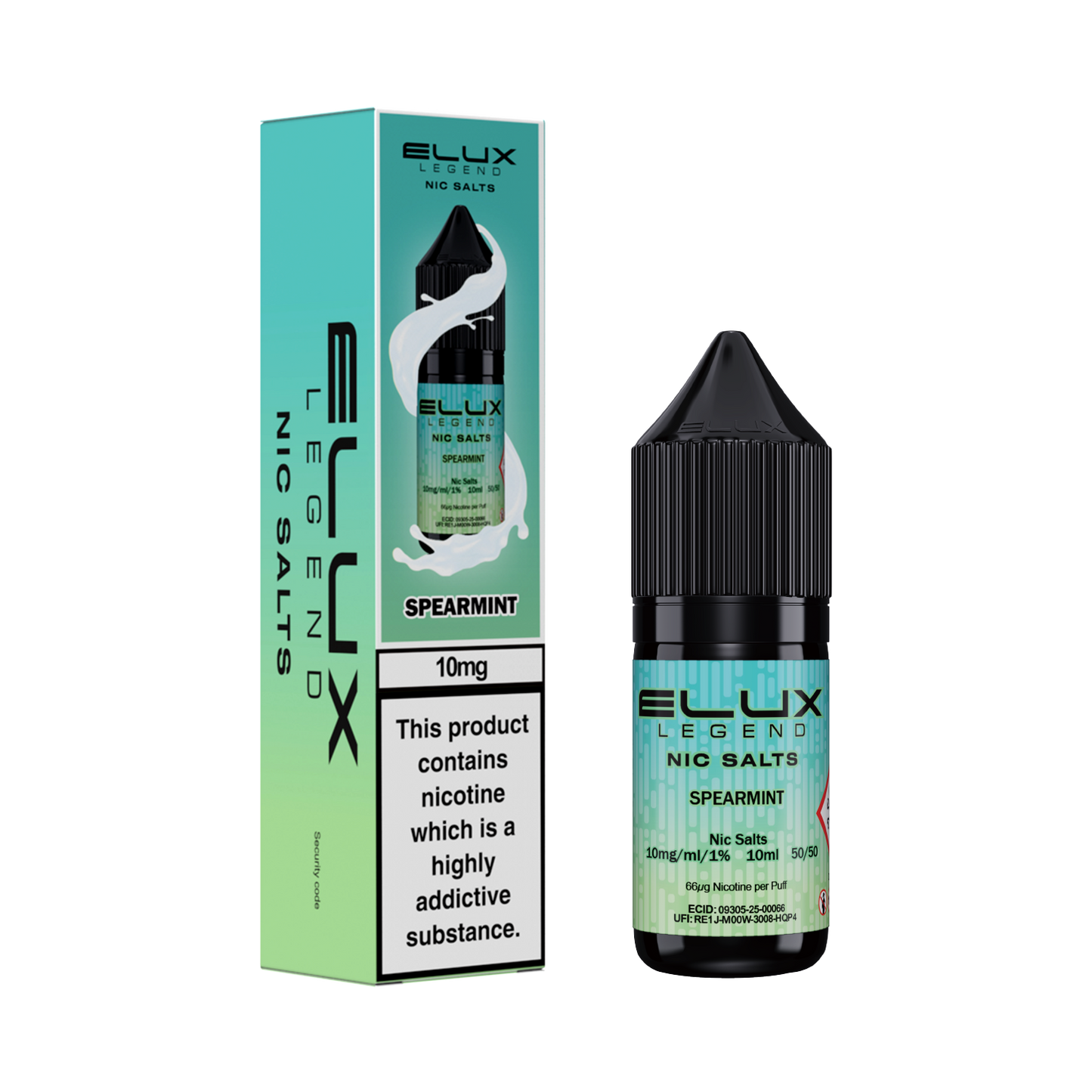 Elux Legend Nic Salts 10ml 10mg/20mg 1X10 pack