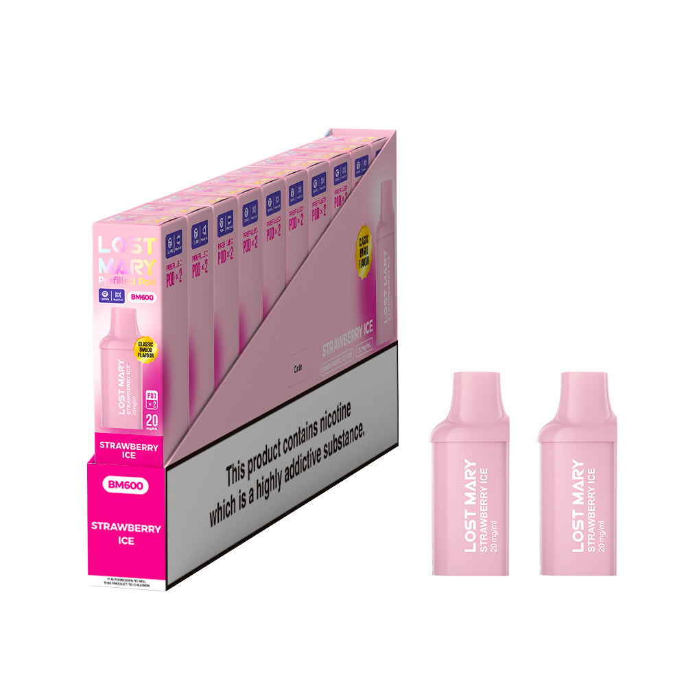 Lost Mary BM600 Prefilled Pods 1X10 NEW Compliant