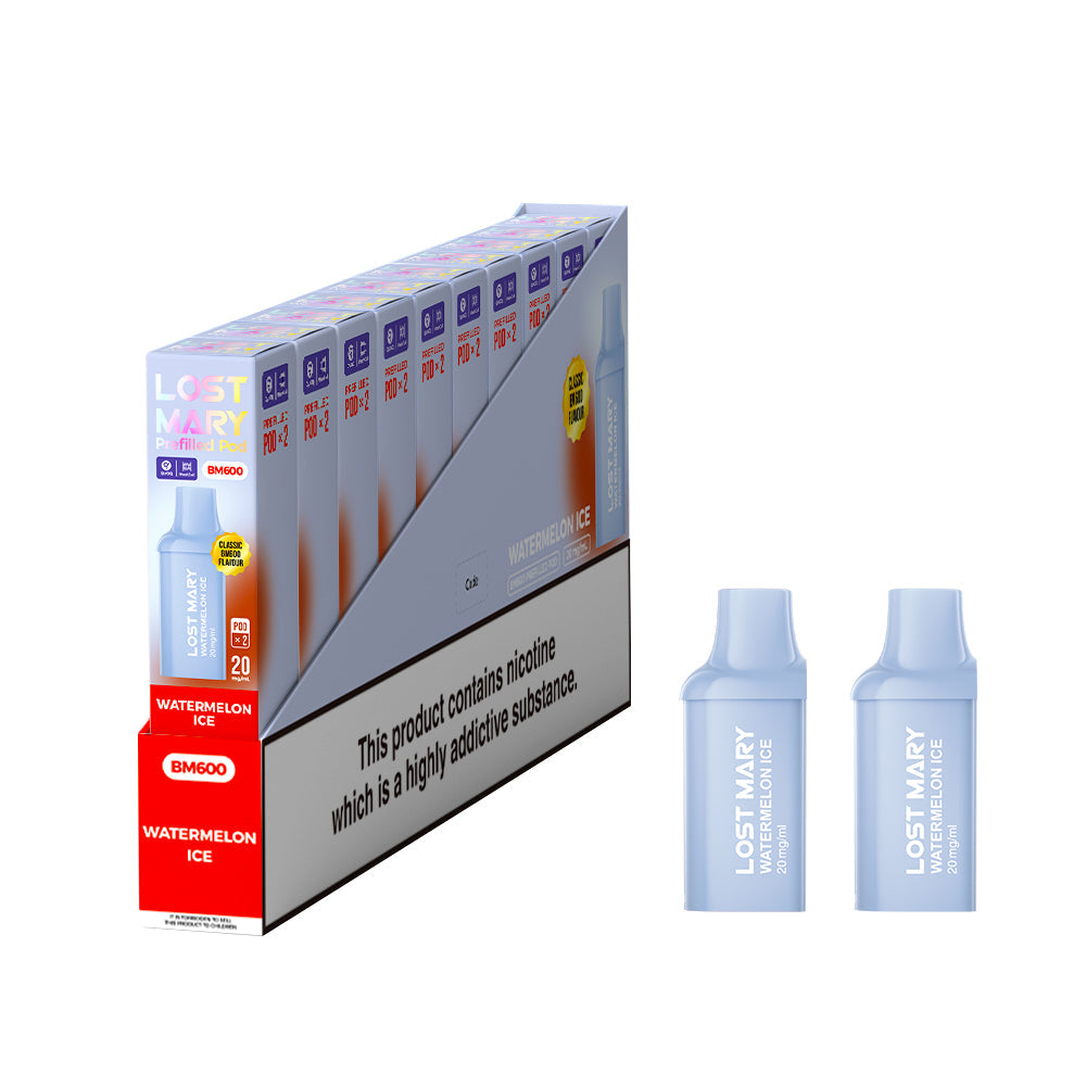 Lost Mary BM600 Prefilled Pods 1X10 NEW Compliant
