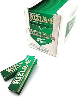 Rizla Green Medium Thin Regular Rolling Papers Multipack 1X100