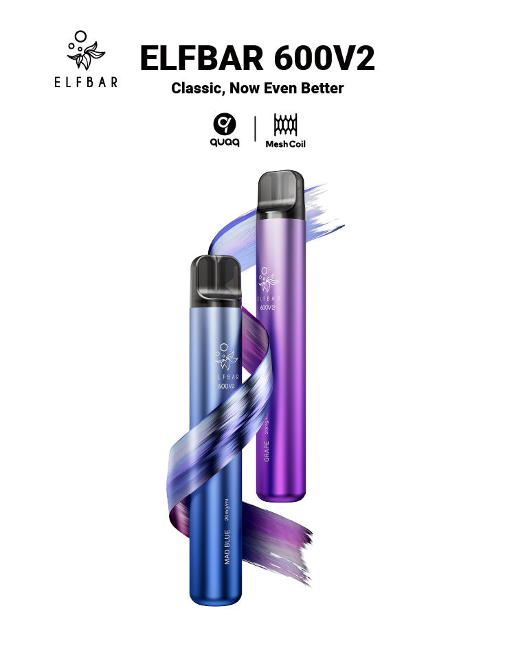 Elf Bar 600V2 Disposable Vapes 1X10 pack