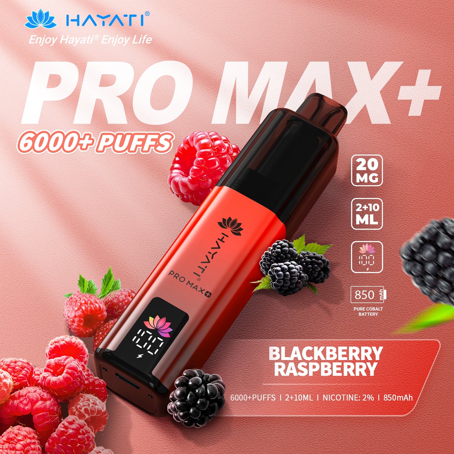 Hayati Pro Max 6000+ Prefilled Kits 1X5 - Compliant