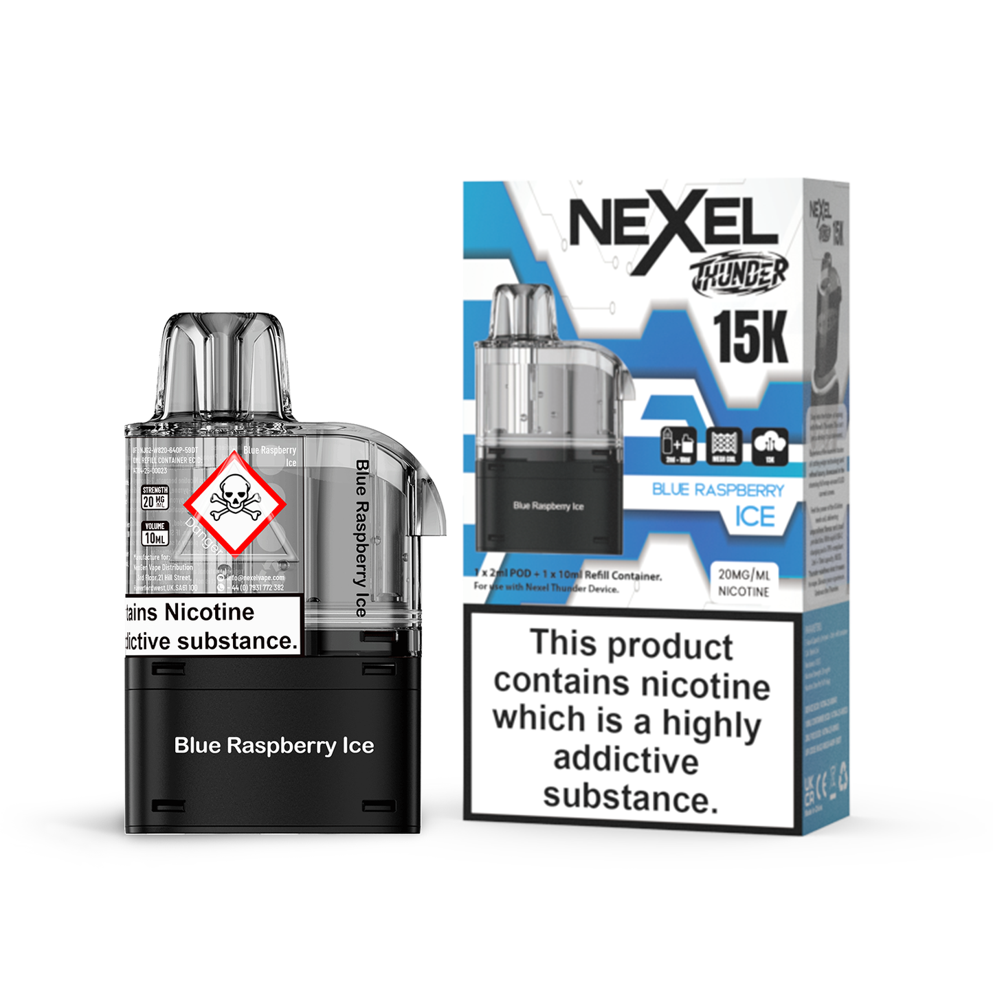 Nexel Thunder 15K Prefilled Pods 1X5 ***NEW***