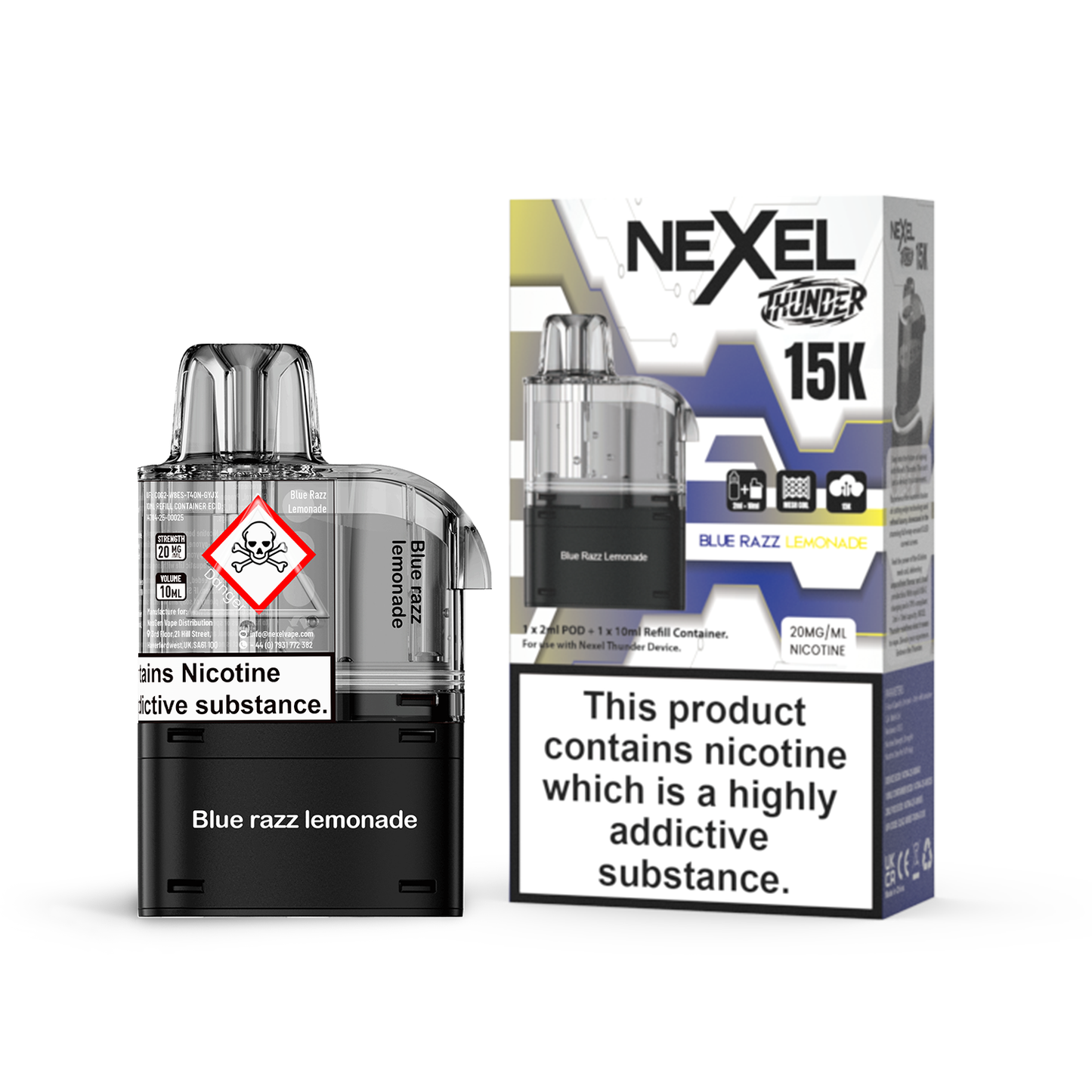 Nexel Thunder 15K Prefilled Pods 1X5 ***NEW***