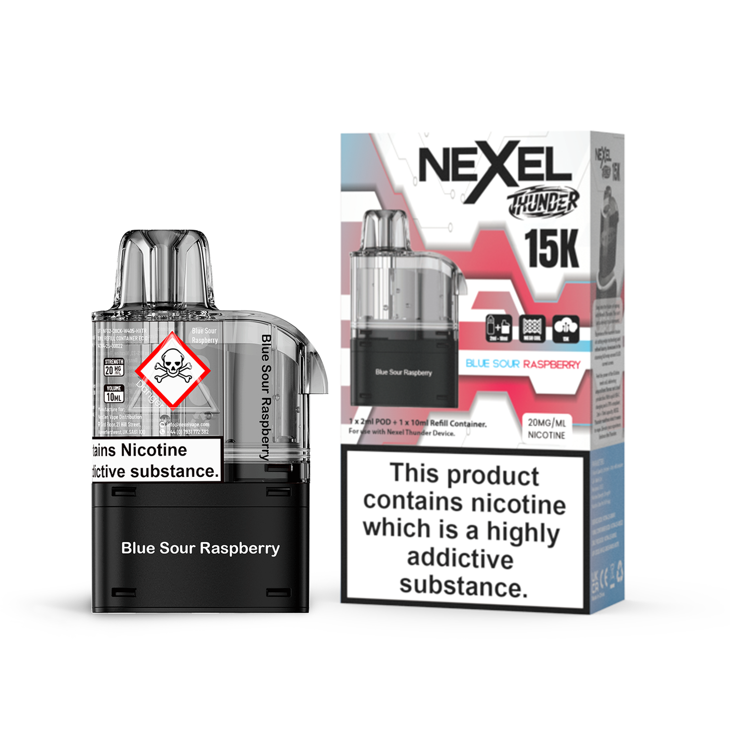 Nexel Thunder 15K Prefilled Pods 1X5 ***NEW***