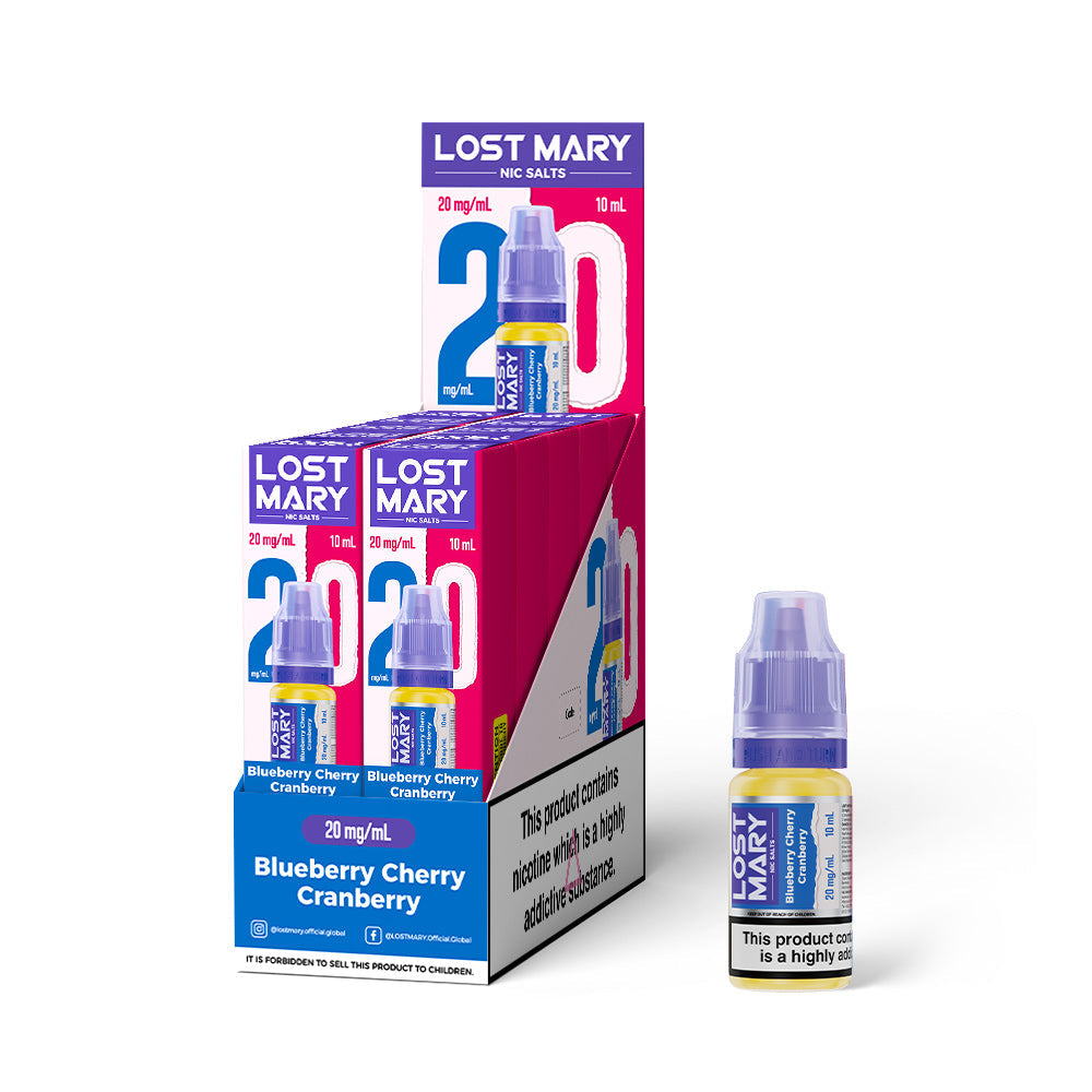 Lost Mary Nic Salts 10/20mg 10ml 1X10 ***NEW***