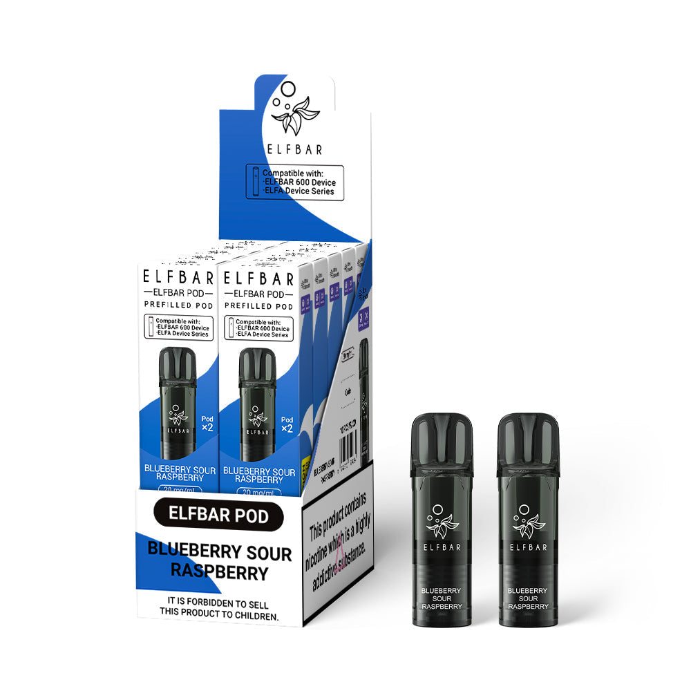 Elf Bar 600 Prefilled Pods 1X10 NEW Compliant