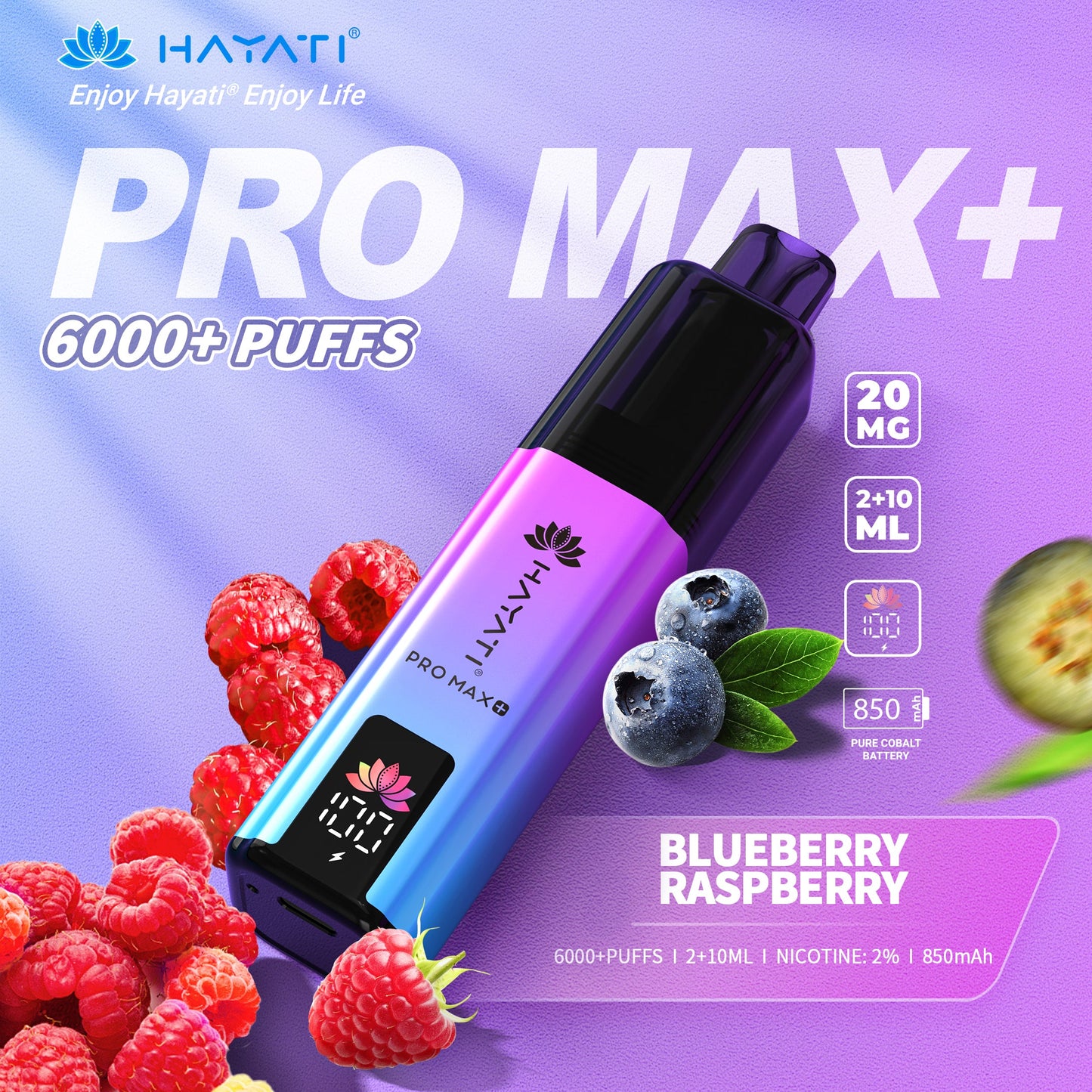 Hayati Pro Max 6000+ Prefilled Kits 1X5 - Compliant