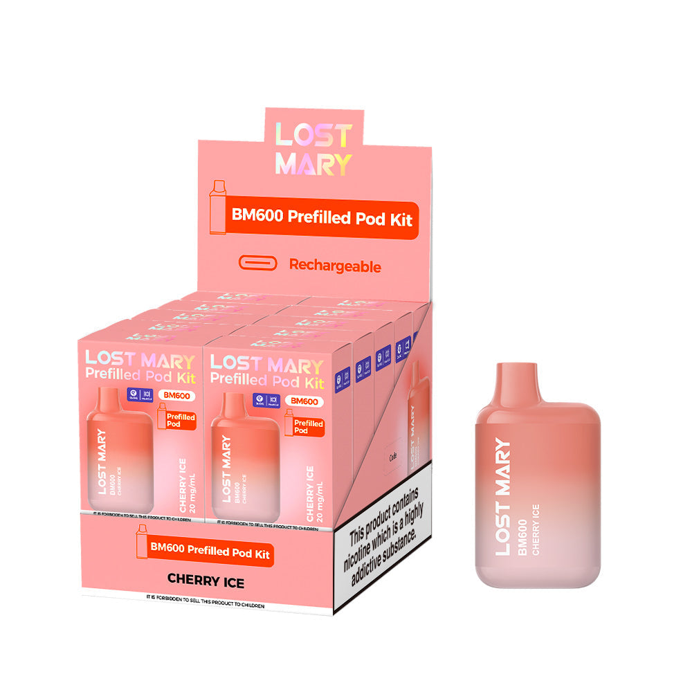 Lost Mary BM600 Prefilled Kits 1X10 NEW Compliant