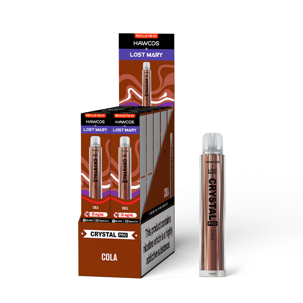 Lost Mary - Hawcos X Lost Mary Crystal Pro Prefilled Kits 1X10 iVape Delivery Lost Mary - Hawcos X Lost Mary Crystal Pro Prefilled Kits 1X10 iVape Delivery