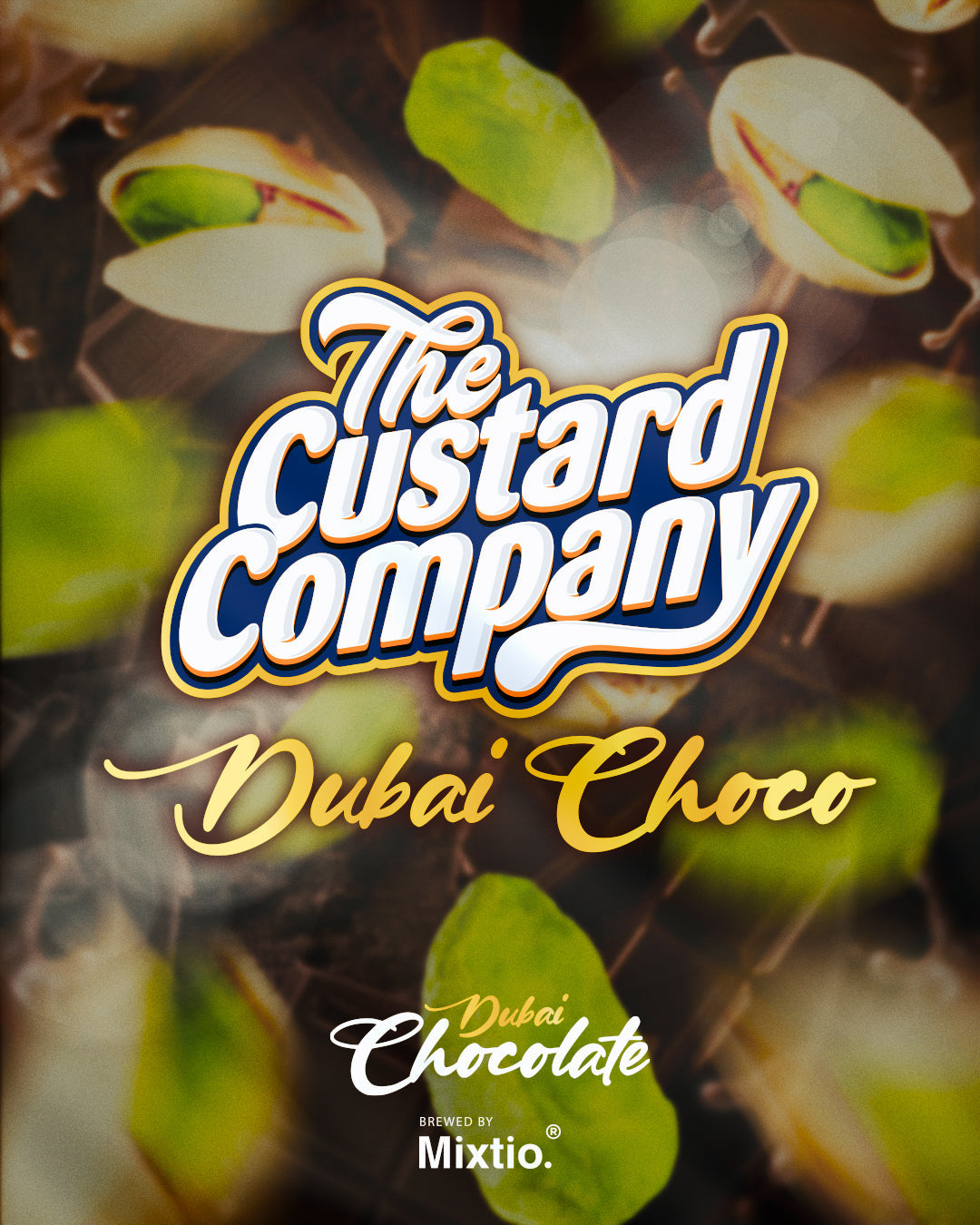 The Custard Company Dubai Chocolate Nicotine Salts 10ml 1X10