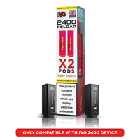 IVG 2400 Reloads Single Flavour Prefilled Pods 1X5 Compliant