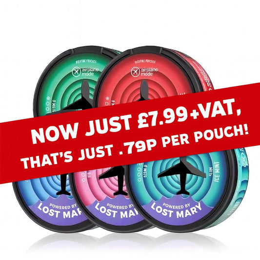 Lost Mary Airplane Mode Nicotine Pouches 1X10 *PAST BEST BEFORE*