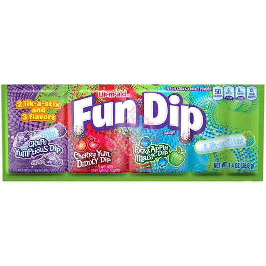Lik-m-aid Fun Dip 1X24 39g ***NEW***