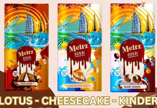 Meltz Dubai Chocolate Bar with Cheesecake Knafeh 192g