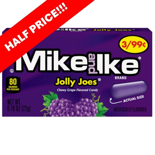 Mike and Ike Jolly Joe's Grape Changemaker 22g 1X24