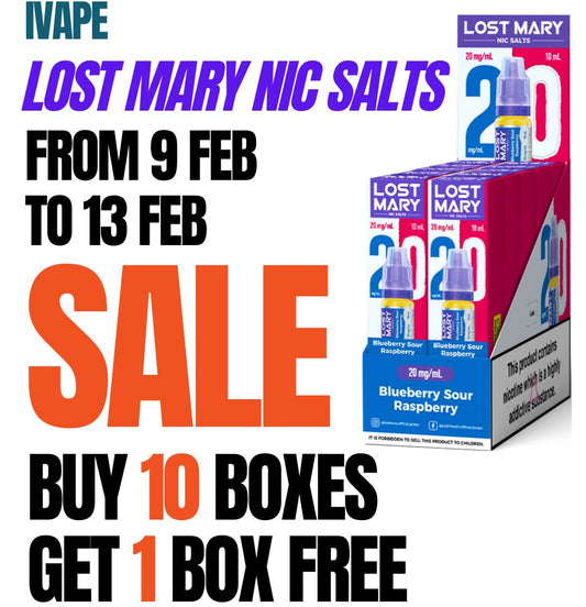 Lost Mary Nic Salts 10/20mg 10ml 1X10 ***NEW***