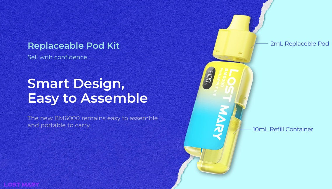 Lost Mary BM6000 Prefilled Kits 1X5 NEW Compliant