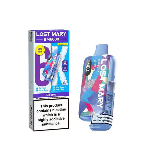 Lost Mary BM6000 Prefilled Kits 1X5 Compliant